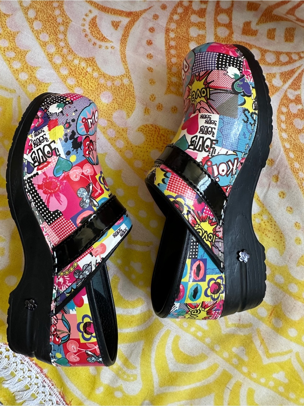 Sanita- Clogs - Pop Art 🎨💥Like New - Picture 9 of 14